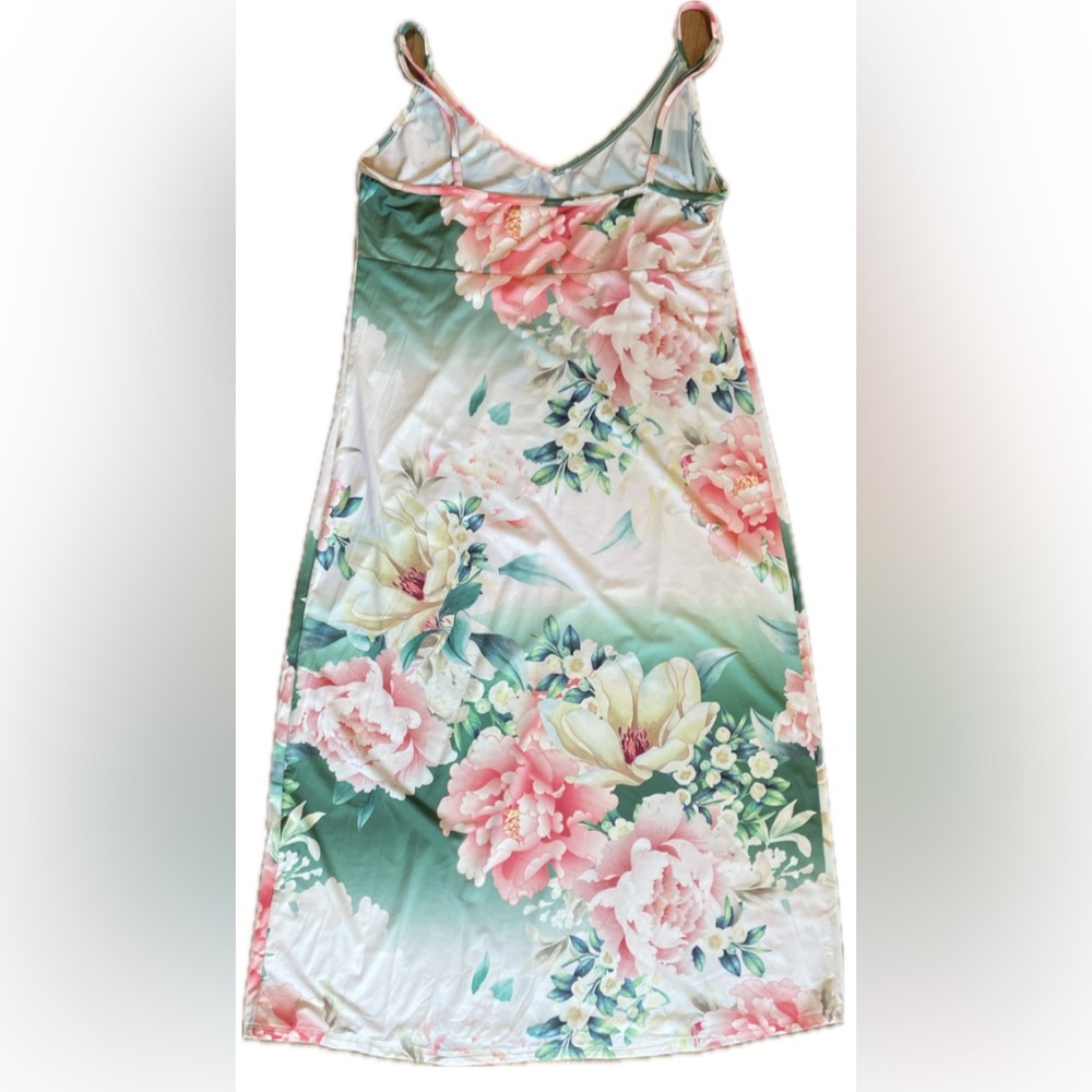 JOHNNY WAS JANE -women’s mesh long dress with under dress and belt - Picture 10 of 10
